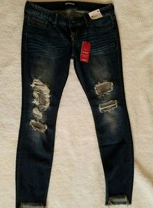 Express jean leggings